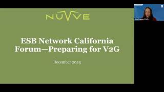 Preparing for V2G | December 2023