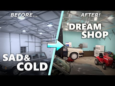 Turning This Plain Steel Building into My DREAM WORKSHOP