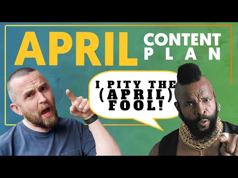 April 2021 Content Marketing Calendar and Plan