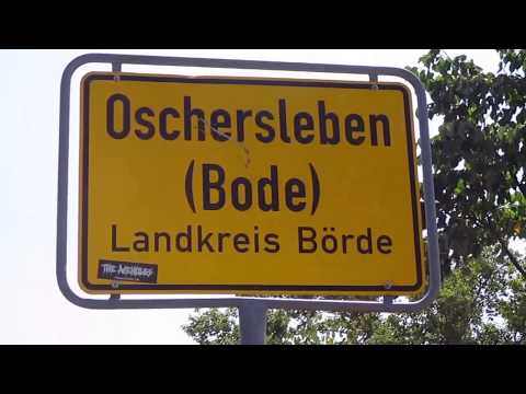 Spaziergang in Oschersleben Bode durch die Stadt im LK Börde