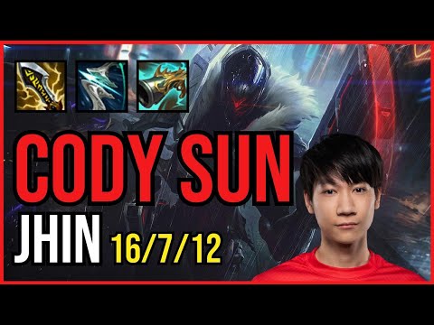 CODY SUN - JHIN vs. TWITCH ADC | NA GRANDMASTER | PATCH 10.25