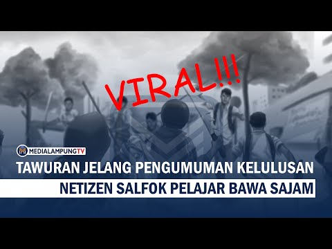 Viral, Tawuran Jelang Pengumuman Kelulusan, Netizen Salfok P