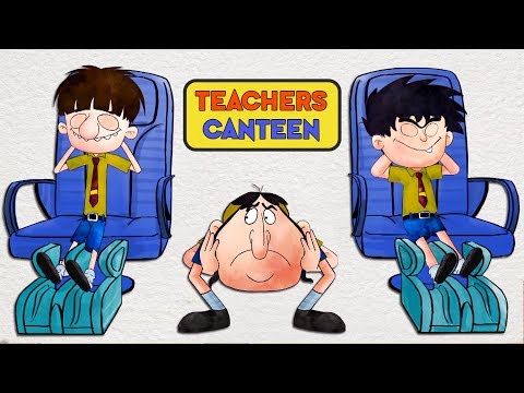 Bandbudh Aur Budbak - New Epi - 132 - Teachers Canteen Funny Hindi Cartoon For Kids - Zee Kids