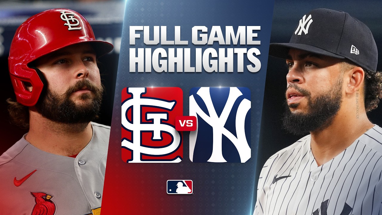 8월6일 세인트루이스 뉴욕양키스 MLB 하이라이트