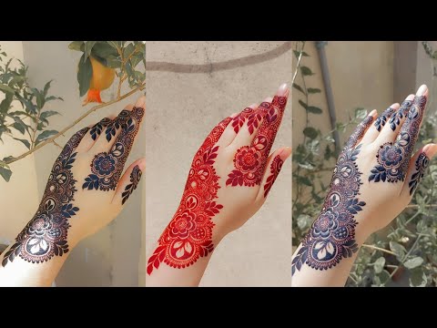 Stylish Simple Bridal Mehndi Design || Arabic Mehndi || #viralvideo #trending #eid #henna #JS