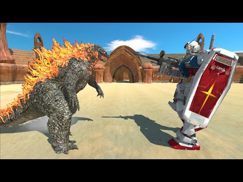 Godzilla 2021 VS Gundam RX-78 - ARBS