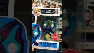 Blue Beetle Funko Pop GameStop Exclusive Glow In The Dark