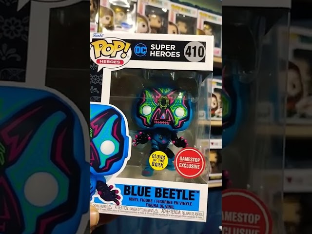 Vídeo relacionado con Pop! Movies Blue Beetle Glow in The Dark Figura de vinilo exclusiva