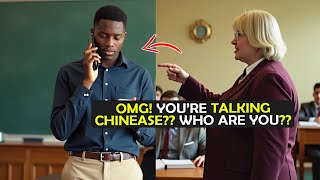 Black Student Answered a Call in Chinese in front of an Elite Teacher—Then He Asked to See the Boy…