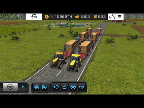 Collecting bales challenge in fs16 multiplayer | farming simulator 16 gameplay | #fs16 #fs20 #fs18