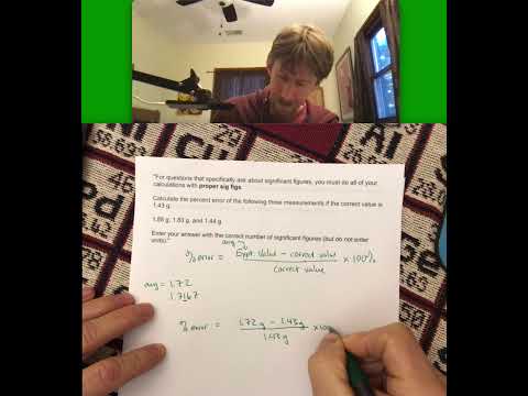 300 HW 02-03 Percent Error Tutorial