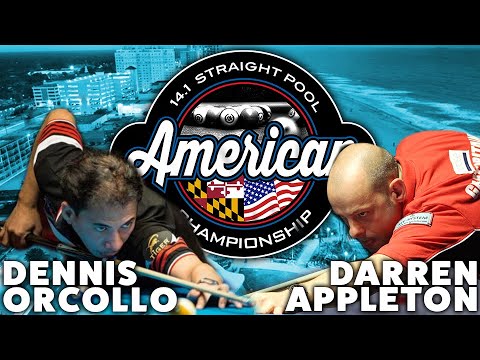 Darren Appleton vs Dennis Orcollo - Match 5 : 2019 American 14.1 Straight Pool Championship