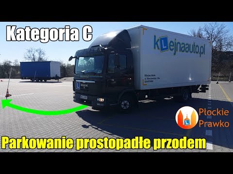 Parkowanie prostopadłe przodem - Kategoria C - WORD Płock