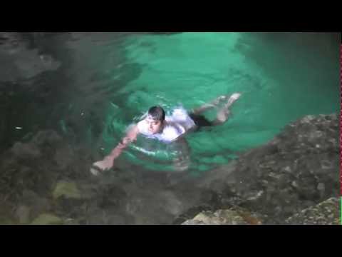 Jasmin Patel Cliff Diving 1 , Georgian Bay Ontario on 3 July 2012.