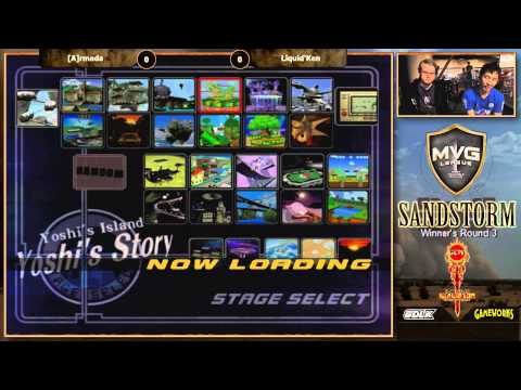 MVG Sandstorm : Singles W2 - [A]rmada (Peach) vs. Liquid'Ken (Marth)