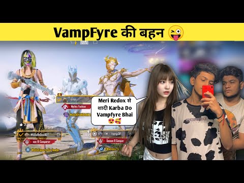 I Flirt with @VampFyre Little Sister & he Start Crying😂| Flirting with YOUTUBER SISTER GONE WRONG🥲