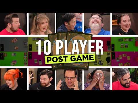 Post Game Talk | 10 Player Commander Game | Game Knights Magic: The Gathering MTG EDH