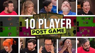 Post Game Talk | 10 Player Commander Game | Game Knights Magic: The Gathering MTG EDH