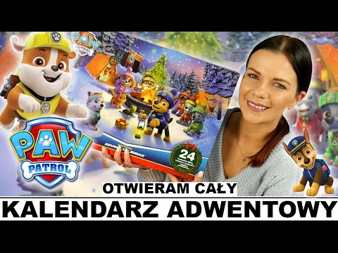 OTWIERAM CAŁY KALENDARZ PSIEGO PATROLU 😍 #kalendarzadwentowy #psi patrol