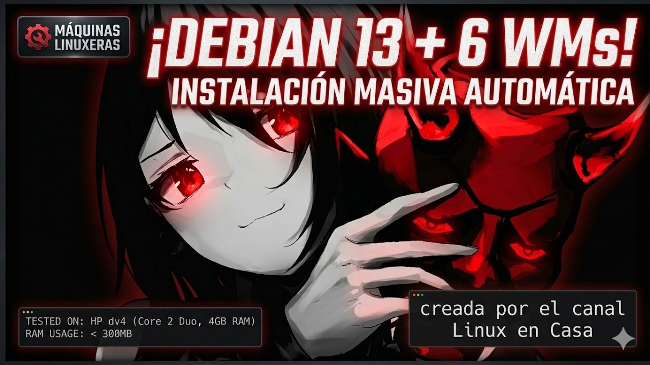 El sistema más ligero para hardware antiguo: Debian 13 + Script de @LinuxenCasa
