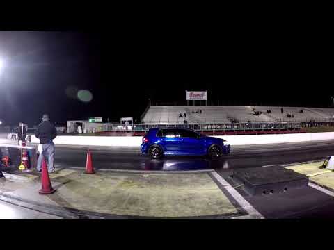 10 second 1/4 mile - Stage 2 Golf R vs Audi RS3 Stage 1+
