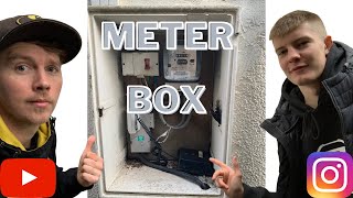 Fixing a meter box/cupboard, Exotic life of an Electrician