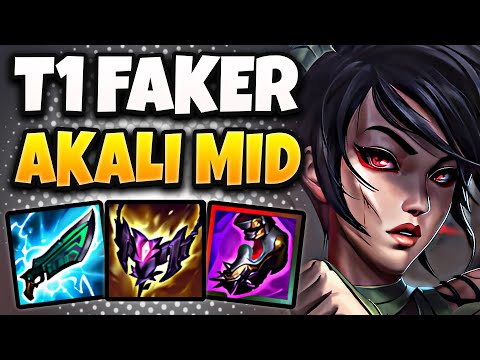 T1 Faker Akali vs Azir [ MID ] Patch 26.1 Ranked Korea