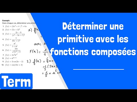 Comment déterminer une primitive avec les fonctions composées ?