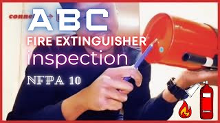 How To Inspect ABC Fire Extinguisher NFPA 10