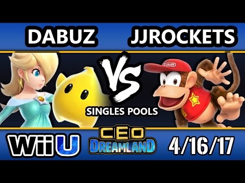 CEO Dreamland 2017 Smash 4 - RNG | Dabuz (Rosalina) Vs. JJRockets (Diddy Kong) SSB4 Pools
