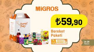 Ramazan Bereketi Migros ve Migros Sanal Market'te | Bereket Paketi