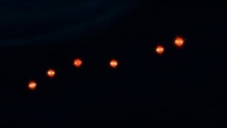 SIX ORANGE UFO "FIREBALL" PHENOMENON  2013