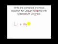 Solving Chemical Reaction Word Equations - finishing the reaction thumbnail 1