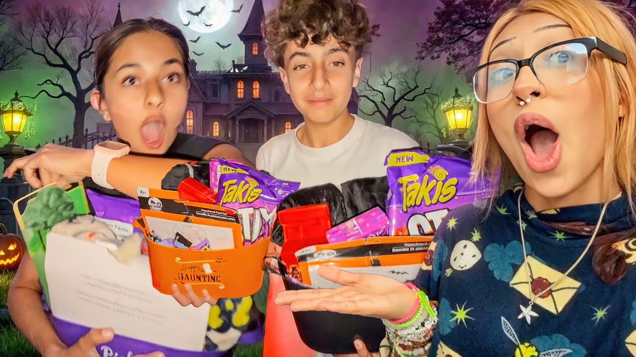 SURPRISING THE KIDS WITH SPOOKY BOO BASKETS 