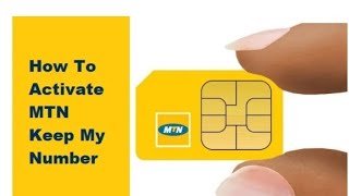 How TO ACTIVATE Blocked MTN SIM