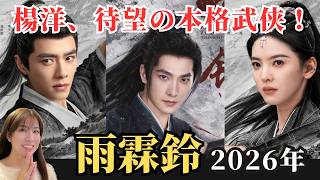 楊洋（ヤン・ヤン）伝説の侠客に！本格武侠ドラマ『雨霖鈴』を紹介