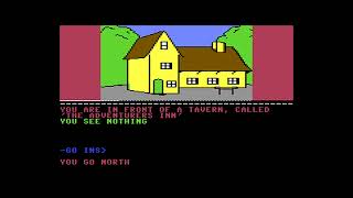 Commodore 64 longplay (Public Domain) Vampire Story 1989