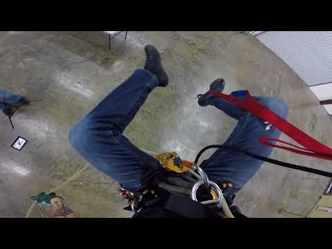 Rope Access: Change-Over Tutorial POV Basic Ascend & Descend 1st Person