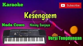 Download lagu Kesengsem ( Nining Sanjaya ) Karaoke Nada Cowo Musik Sandiwaraan - Tengdung Cover mp3