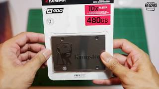 Video thumbnail for KINGSTON A400 480GB SSD INSTALL IN A MACBOOK PRO 13” mid 2012 by Razrig “Razrig Motovlog”