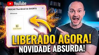 FINALMENTE: Como trocar a CAPA dos Shorts (Oficial 2026) Thumbnail para Shorts