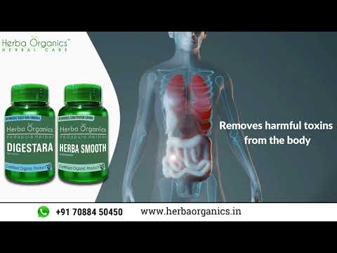 Herba Organics Digestara Herba Smooth Capsule And Churna, For Constipation Control, Bottle