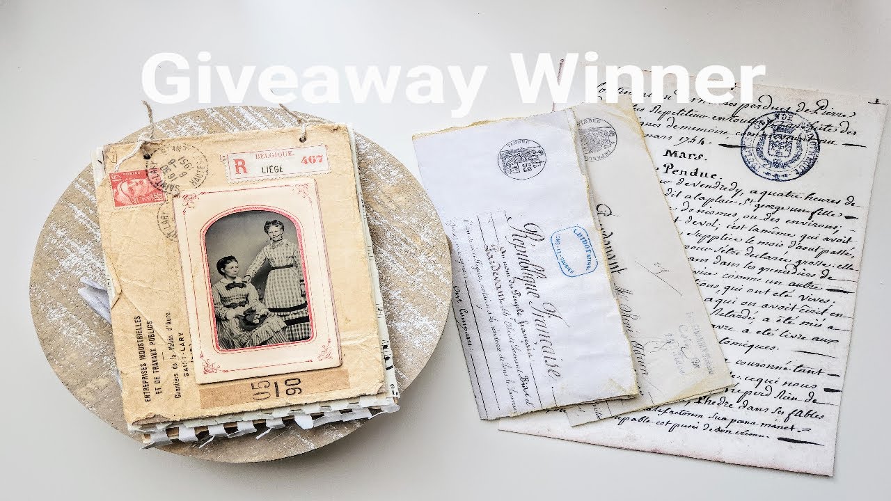 Re-created Angie Notebook - Giveaway Winner