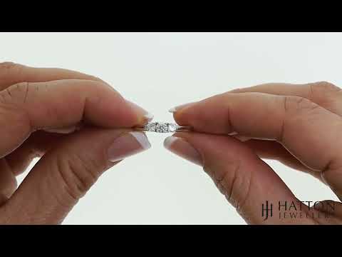 18ct White Gold 0.33ct Diamond Classic Trilogy Ring