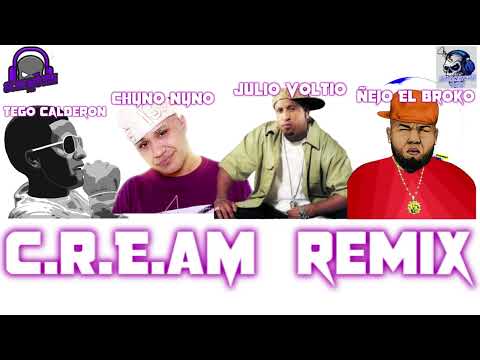 Tego Calderon Ft Chyno Nyno, Julio Voltio, ñejo El Broko- C.R.E.A.M (Screwed By MannyG713)