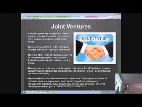BE0964 Private Partnership: Alliances and Joint Ventures part 1