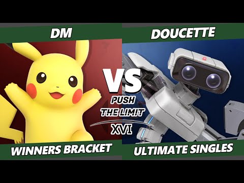 Push the Limit 16 - DM (Pikachu) Vs. Doucette (ROB) SSBU Ultimate Tournament