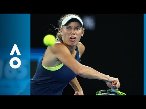 CPA Australia Shot of the Day: Wozniacki's decisive clutch rally v Halep | Australian Open 2018