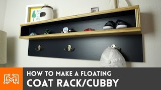 Build a Floating Coat Rack
