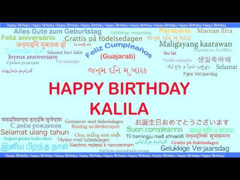 Kalila   Languages Idiomas - Happy Birthday
